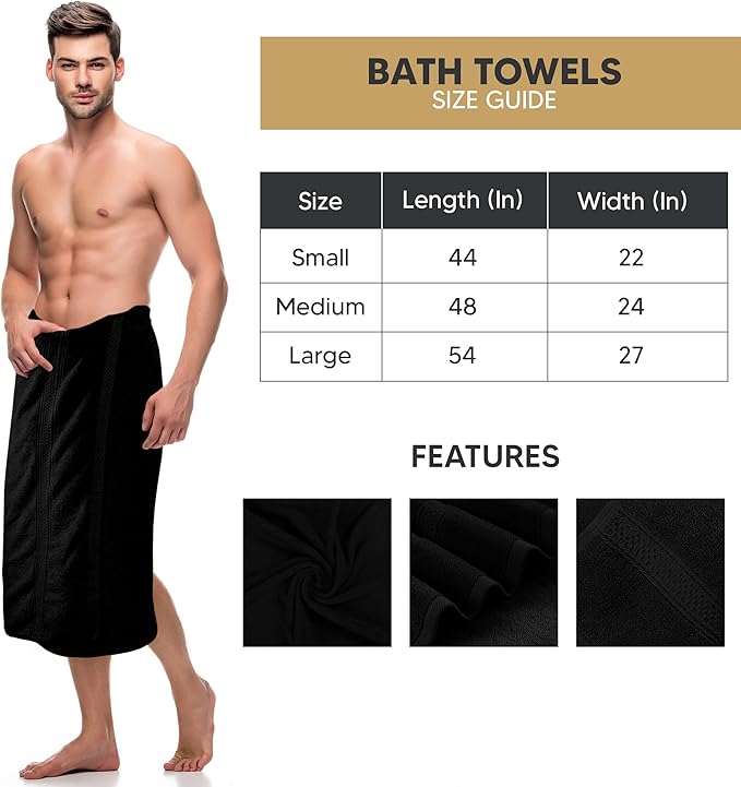 Utopia Towels 16 Pack Premium Bath Towels Set, 27 by 54 Inches, 100% Ring Spun Cotton 600GSM, Lightweight and Highly Absorbent Quick Drying Towels, Perfect for Daily Use, Black