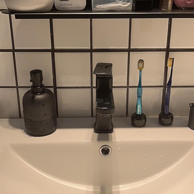 GalDal Soap Dispenser Black,Hand Soap Lotion Dispenser for Bathroom Countertop,Soap Dispenser for Kitchen.