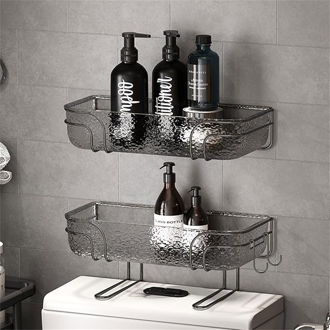 Space Saving Wall Mounted Storage Rack Easy To Bathroom Shelf Wall Hanging Organizers For Home Offices