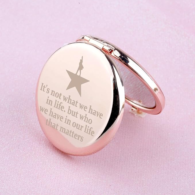 WUSUANED Musical Star Makeup Mirror Musical Lover Gift Theatre Inspired Mirror Drama Lover Gift
