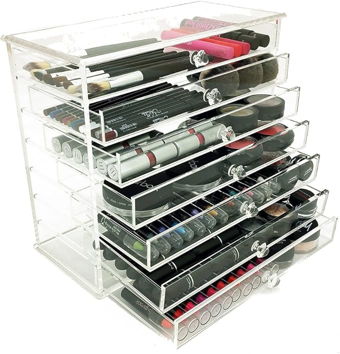 OnDisplay Caitlyn 7 Tier Acrylic Cosmetic/Makeup Organizer