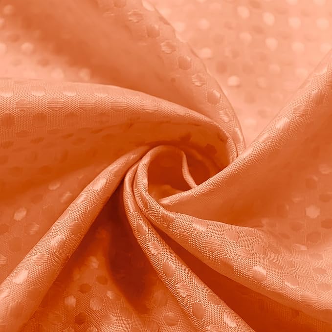 Orange Shower Curtains for Bathroom Set Fall Thanksgiving Waterproof Fabric Boho Decoration Ombre White and Burnt Orange Shower Curtain for Bohemian Theme Vintage Bath Decor 70 x 72 inch Long