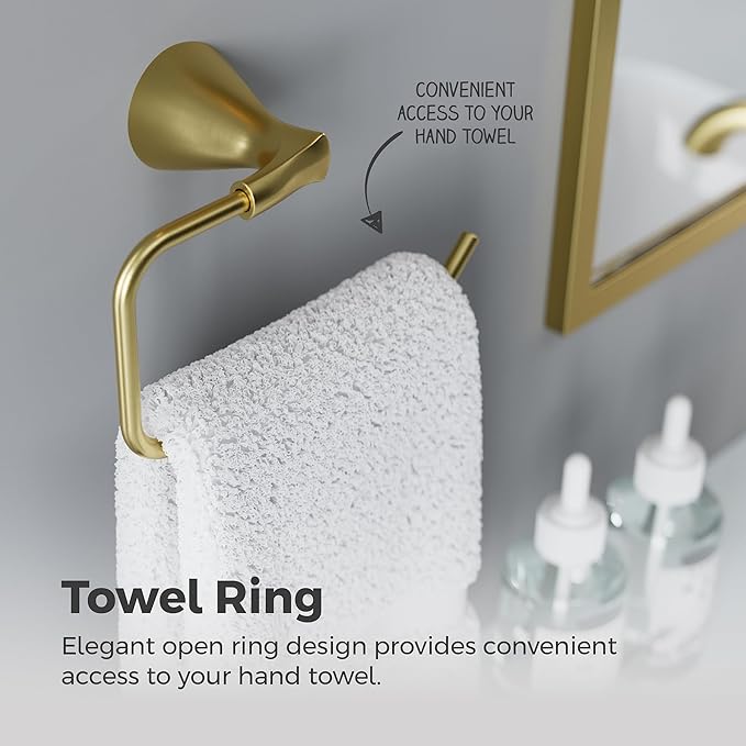 Pfister Willa Towel Hook, Bathroom Towel & Robe Hook, Wall-Mounted, Screw-in, Matte Black Finish, BRHWLL0B