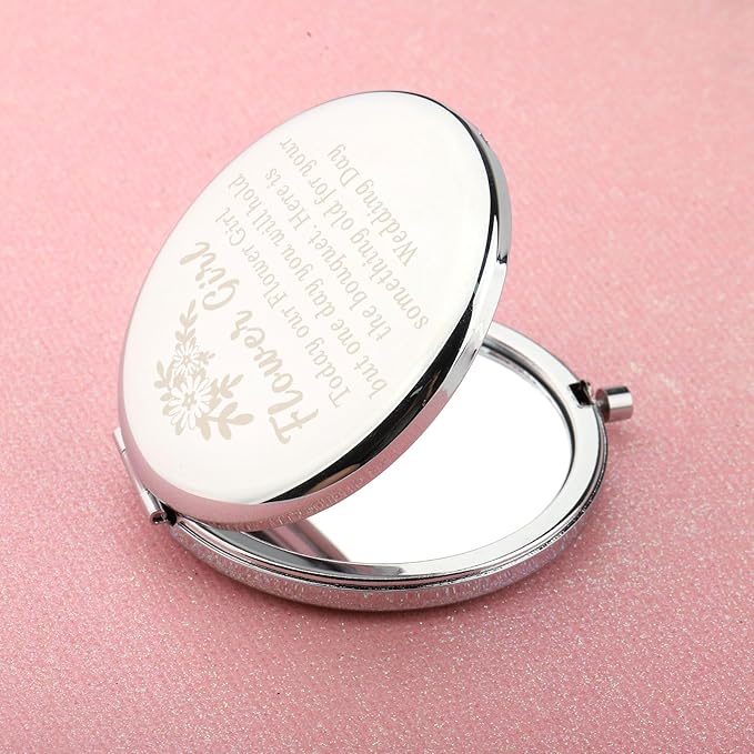 WUSUANED Flowers Girl Makeup Mirrors Wedding & Party Gifts: Bridesmaid, Mother of The Bride