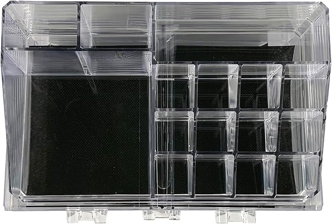 tempo di saldi Transparent Organiser for Cosmetic Accessories, Ideal for Make Up Products
