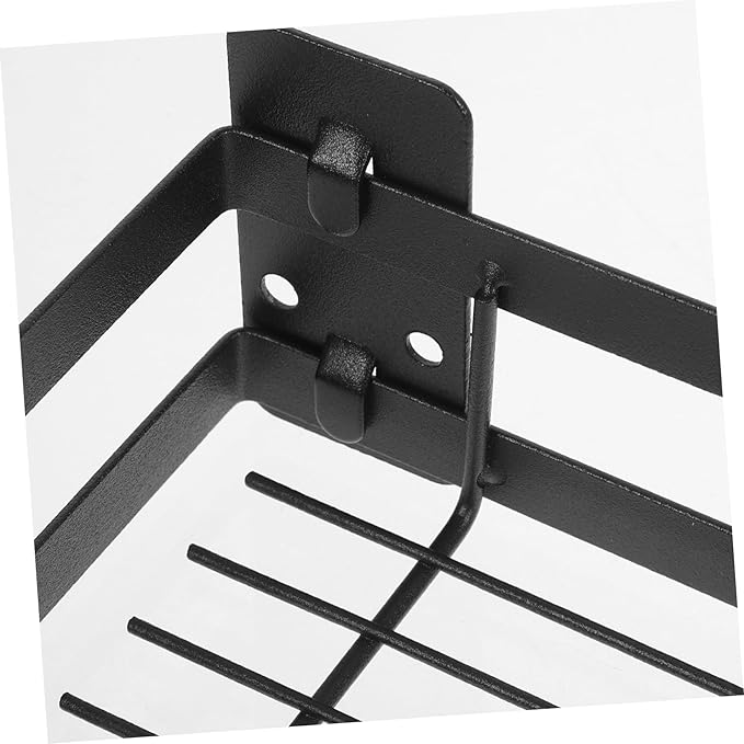 Mobestech Punch Bathroom Organizer Heavy Duty Storage Rack for Shampoo and Towels Wall Mounted Shower Shelf Sturdy Bathroom and Kitchen Storage Design