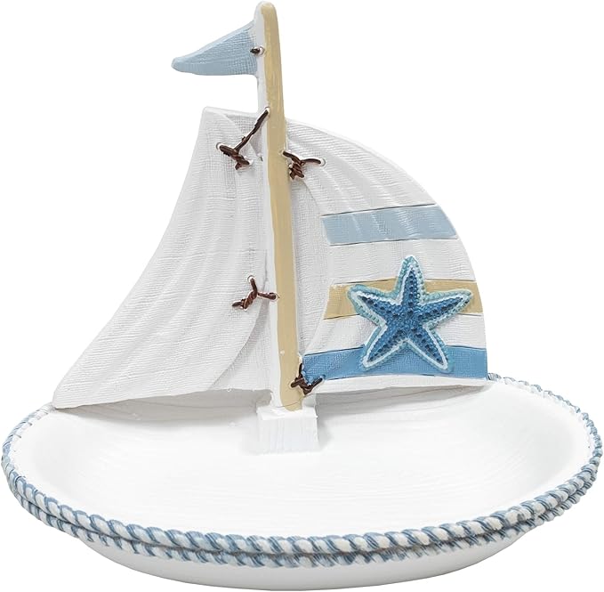 Sweet Home Collection Bathroom Accessories Sets Unique Collections Modern Classic Contemporary Decorative Beautiful Designs Bath Shower Tub D??cor, Soap Dish, Beach Life (Pack of 1)