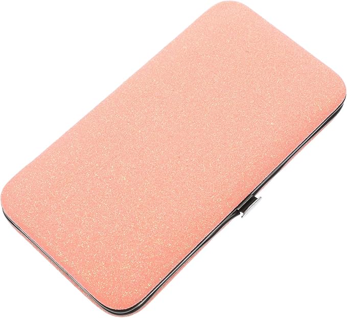 Eyelash Tweezers Case 6.10X3.14X0.59In Portable Magnetic Closure Storage Box Organizer for Lash Extension Tools and Makeup Accessories