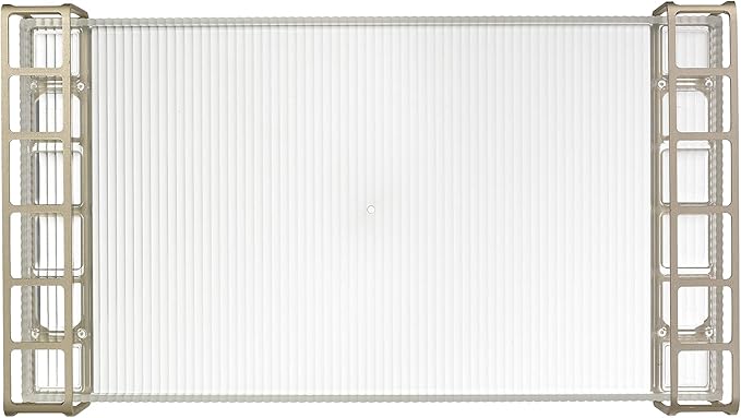 Polder Glamour Grids Cosmetic Storage - Grid Display Tray (Gold)