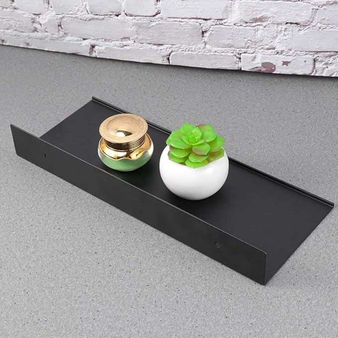 Cabilock Mount Storage Rack Rustproof Floating Shelves Space-Saving Bathroom Shelf