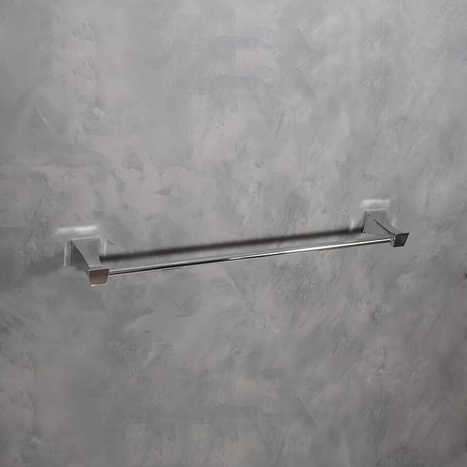 Bath Towel Bar, GALIM GLQPT-P, Towel Rail for Bathroom Wall Mounted, Heavy-Duty Bathroom Towel Holder Organizer, Stainless Steel Minimalist Home Decor Towel Rod, Chrome Finish