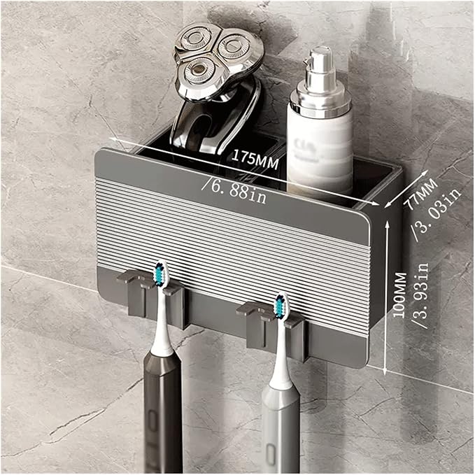 Floating Shelves Metal Toiletries Storage Rack Single-layer Wall-mounted Metal Storage Rack Perforation-free Simple Bathroom Storage Rack Bathroom Shelves Hanging Spice Rack Wall Mount ( Size : 2 )