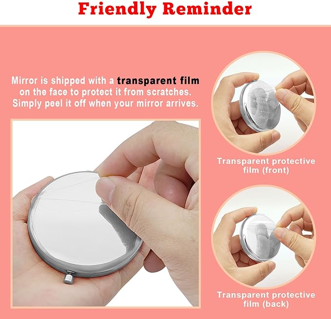 Teacher Assistant Appreciation Gift Teaching Assistant Pocket Makeup Mirror Thank You Gifts for Women Aide Teacher Going Away Retirement Present from Student Coworker Teaching Compact Makeup Mirror