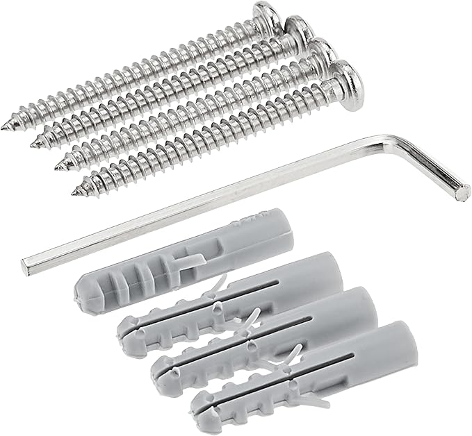 GROHE 40802001 Essentials Double Towel Bar, 24-Inch, Starlight Chrome
