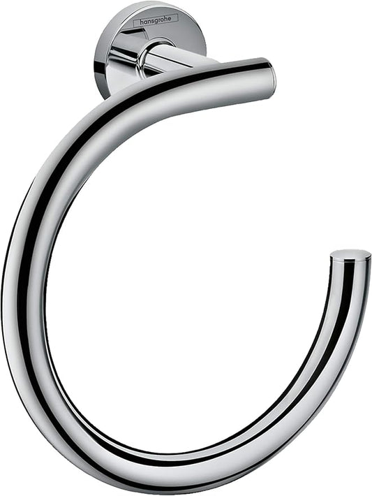 hansgrohe Towel_Ring 7-inch Towel_Ring in Chrome, 41724000