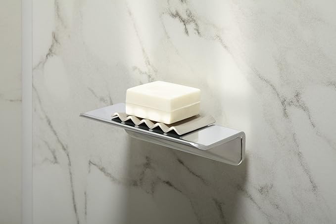 Kohler K-97621-BNK Choreograph 7" Floating Shower Shelf, Anodized Brushed Nickel