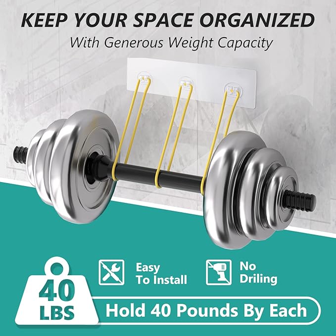 Cusbus Shower Caddy, 3 Pack Organizer, Adhesive No Drilling Traceless Shelves, Rustproof SUS304 Stainless Steel Bathroom Shelf for Inside & Kitchen Storage (Black)