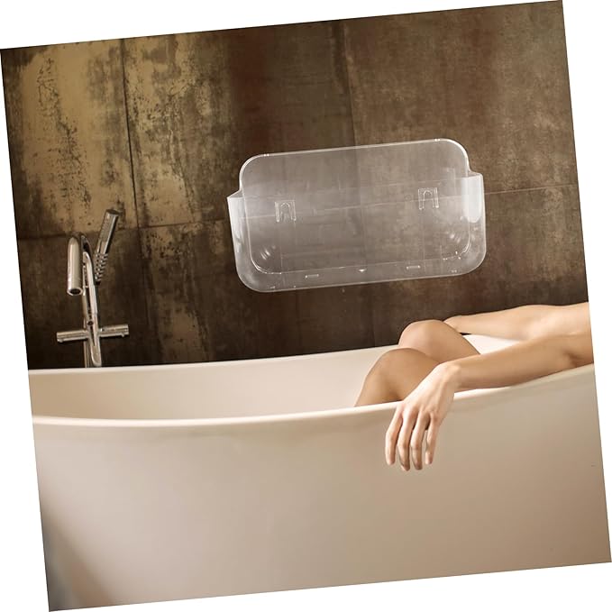 1pc Punch Wall Mounted Storage Rack Multipurpose Sundries Shelf for Bathroom and Kitchen Organization