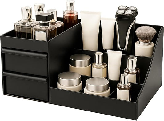 Cologne Organizer for Men, Bathroom Countertop Organizer, Vanity Storage Shelf, Perfume & Cologne Stand, Dresser Rack, Organizador de Perfumes, Bedroom essentials, Birthday Gift for Men