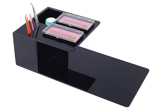 Eyelash Extension Pillow Shelf Stand, Makeup Tool Display Cabinet Shelves, Tool Organizer For Eyelash Extension Pillow - Black