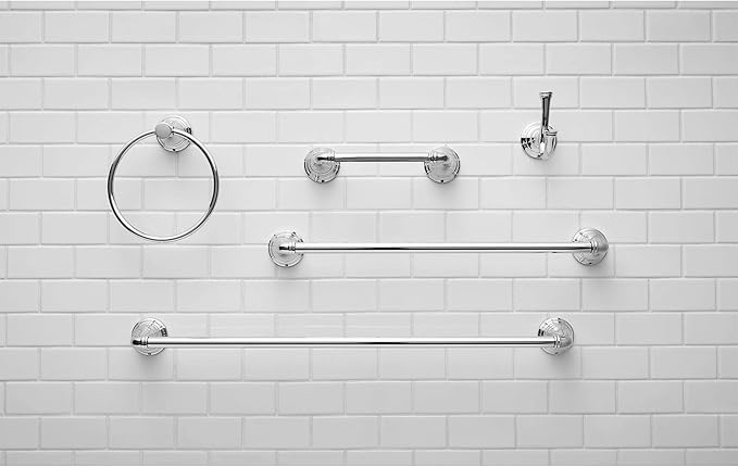 American Standard 7052190.002 Delancey -Towel Ring Polished Chrome