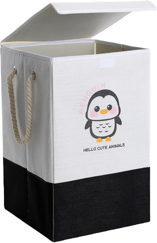 Laundry Hampers with lid,Hampers for Bedroom,Laundry Baskets with Handles,Collapsible Laundry Baskets,Hampers for Toys,Clothing,Pillow sheets,Living room Decoration Basket