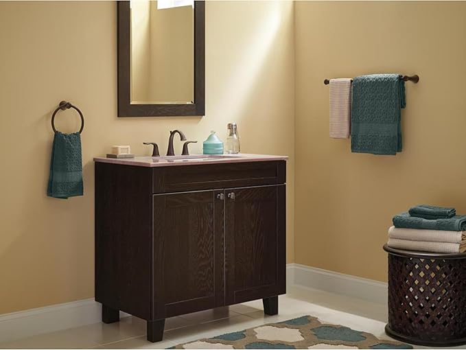 Delta Faucet 73824-RB Lahara Towel Bar, 24", SpotShield Venetian Bronze