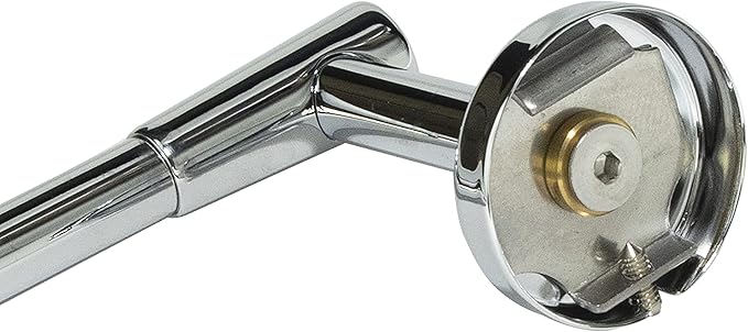 HELVEX Deco Collection Small Towel Bar Bathroom Accessory, Bathroom Towel Holder Bathroom Hardware, Polished Chrome Finish UDC-09-PC