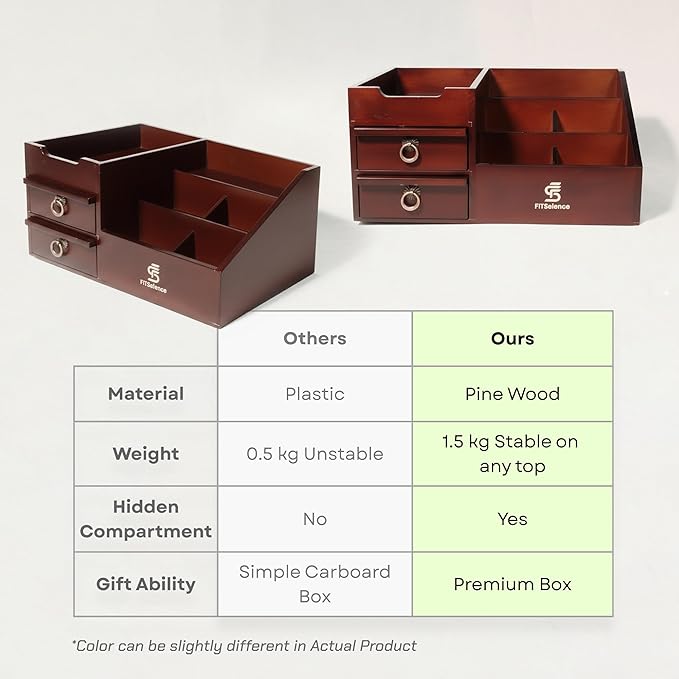 Perfume Organizer - Cologne Organizer for Men - Wooden Cologne Stand - Organizador de Perfumes - Cologne Shelf - Perfume Stand for Women - Black, Brown - Perfume Holder