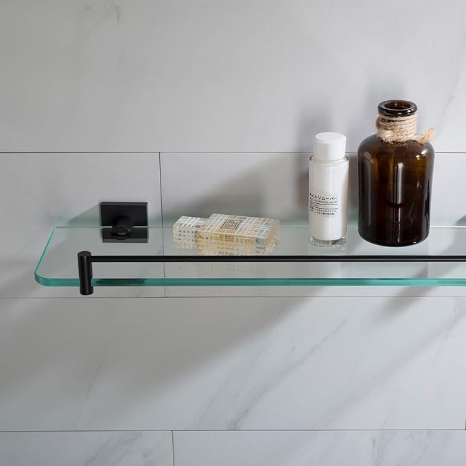 Kraus Ventus Bathroom Shelf, Matte Black Finish, KEA-17745MB