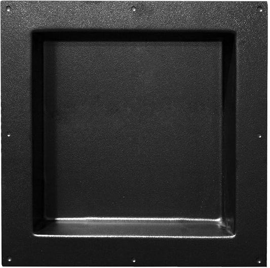 Ready-to-Tile Square Shower Niche – 16" x 16", Single 12" x 12" Shelf, 3.5" Deep – Made in USA