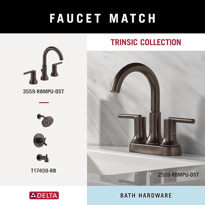 Delta Trinsic (1-Pack) Hand Towel Holder Venetian Bronze Towel Racks for Bathroom Wall Square Towel Ring Holder for Bath Towel Hanger for Kitchen, Bathroom Accessories 759460-RB