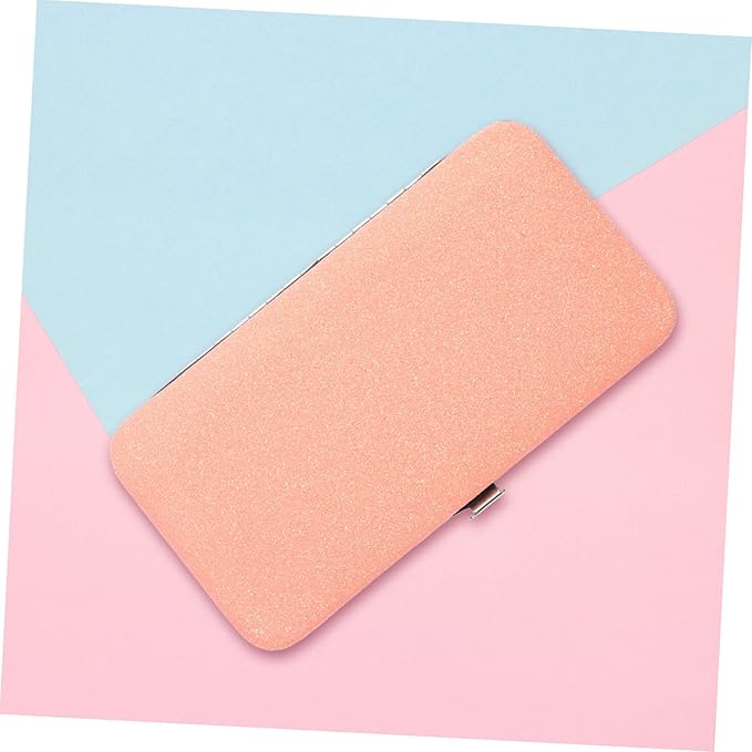Eyelash Tweezers Case 6.10X3.14X0.59In Portable Magnetic Closure Storage Box Organizer for Lash Extension Tools and Makeup Accessories