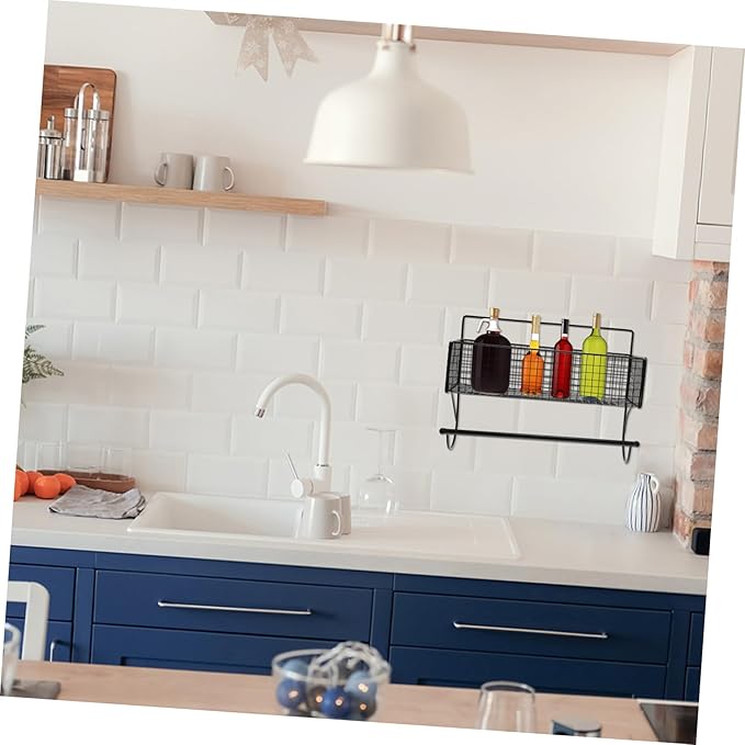 Garneck Toilet Storage Rack Bathroom Shelving Kitchen Storage Shelf Wall Mounted Rack Draining