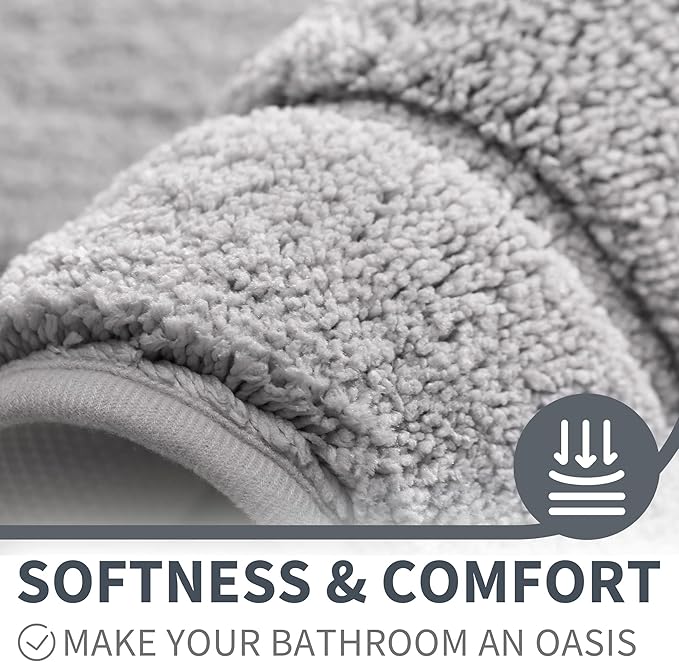 GRANNY SAYS Bathroom Rug Mat, Bath Mats for Bath Non-Slip, Super Soft and Water Absorbent, Extra Large Bath Rugs, Machine Wash Dry, Bath Rugs for Bathroom Floor, Tub and Shower, 24 x 48