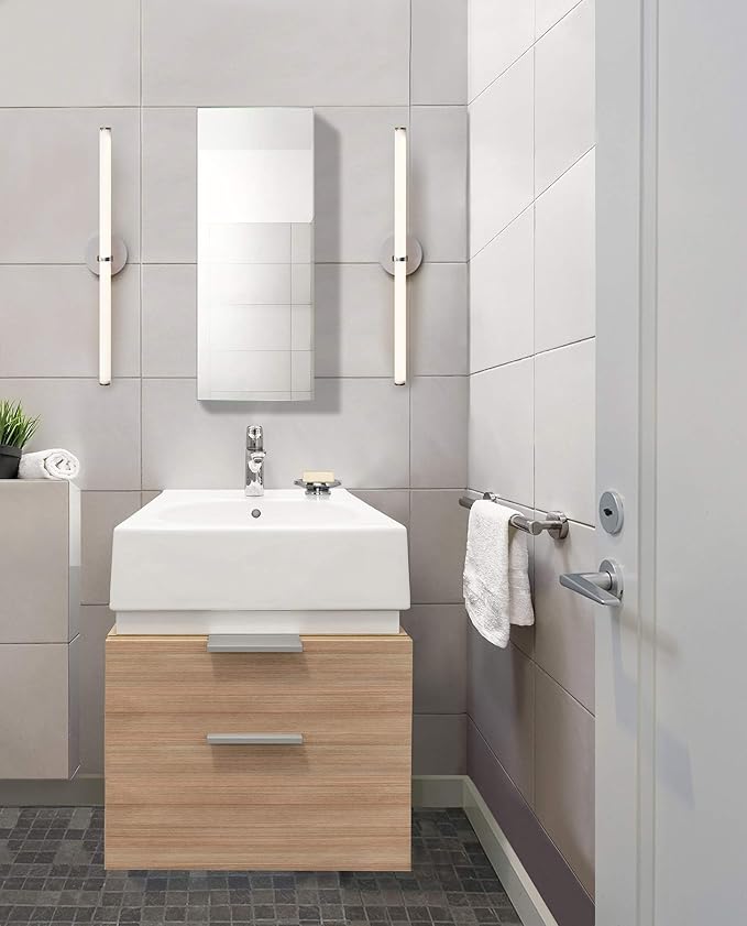 Krugg Medicine Cabinet | Recess or Surface Mount | Blum Hinge 170 Degree Soft Close | (12"x30")