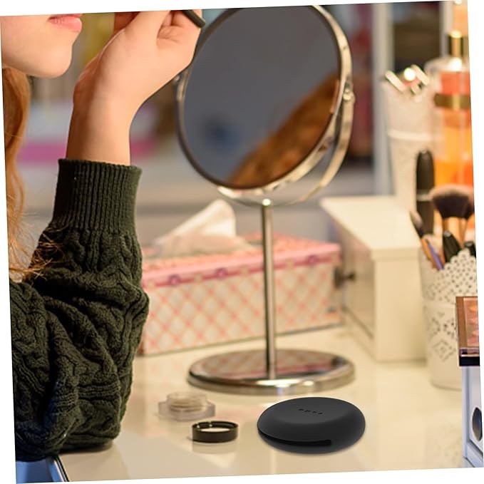 Travel Makeup Case Portable Powder Puff Box Silicone Sponge Holder Makeup Brush Organizer