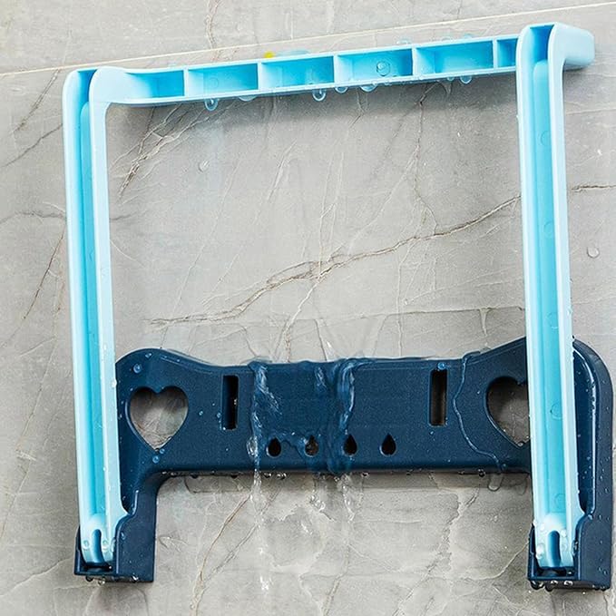 Sturdy Bathroom Shelf Adhesive Wall Mount Organizes Shampoo Soap Towels Space Saving Designs Accessory Wall Mounted Basin Stand