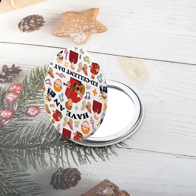 Zuo Bao Pop Music Lovers Gifts Have an Ed-cellent Day Mirror Guitar Lovers Birthday Gift (Ed-cellent)