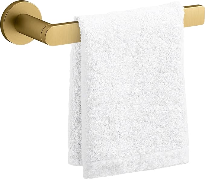 Kohler K73145-2MB Composed 8" Towel Bar Vibrant Brushed Moderne Brass