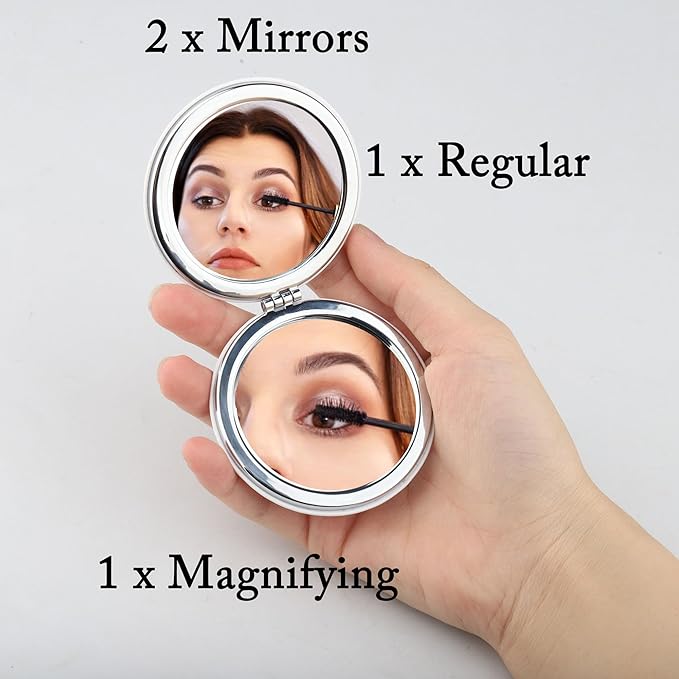 Zuo Bao K-POP Music Travel Makeup Mirror Kpop Album Lover Mirror South Korea Star Team Fans Gift (FEV)