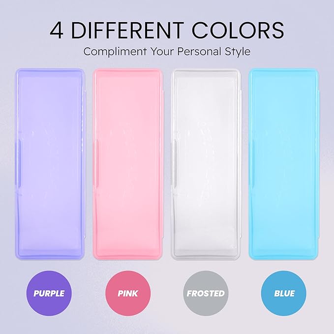 Beauticom Personal Box Storage Case for Professional Manicurist Nails Pedicure (Large Size) (1 Piece, PURPLE)
