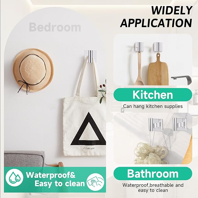 Polished Chrome Bathroom Hardware Accessories Towel Bar Set, 10 Pieces Bathroom Towel Bar Holder Set, 23.6 Inch Stainless Steel Toilet Paper Holder Towel Racks for Bathroom Wall Mounted