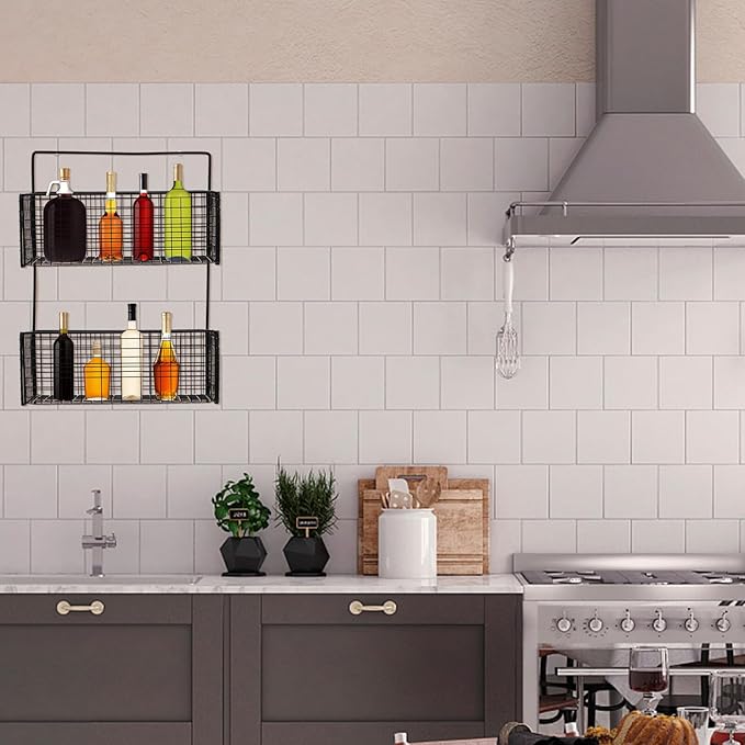 Wall-Mounted Dual Layer Storage Shelf Bathroom Kitchen Organizer Strong Load Capacity Hanging Rack for Wet Environments Convenient Space-Saving Holder