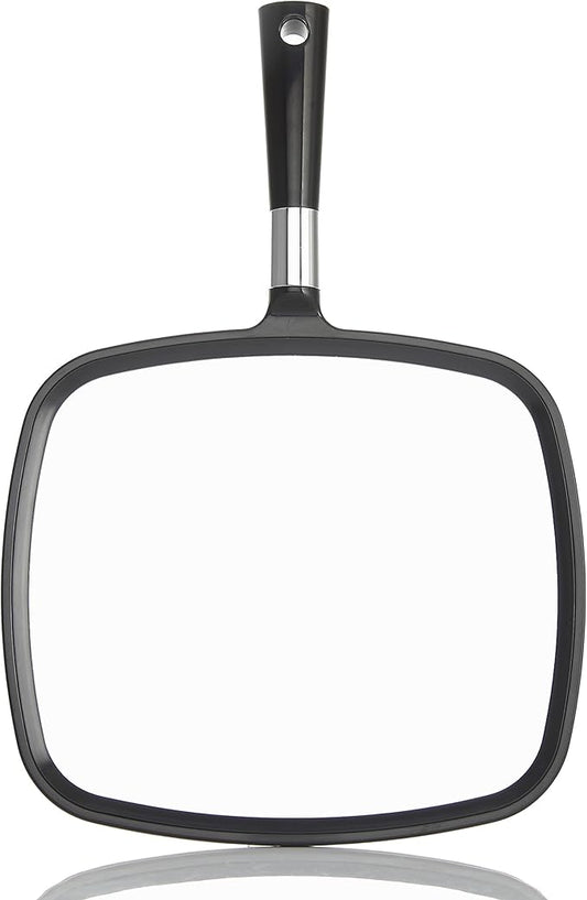 Miss Sweet Handheld Mirror Makeup Mirror (Black)