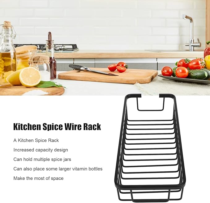 Wall Storage Rack, Space Aluminum Rust Proof Large Capacity Kitchen Organizing Basket, Metal Wire Hanging Shelf for Bathroom Beauty Salon