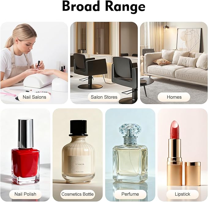 Wall-Mounted Polish Rack, Set of 10 Triangular Gold Nail Polish Shelf, Lipstick Perfume Cosmetic Display for Home Spa Salon Shop