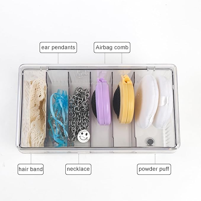 Lash Cart Organizers for Lash Techs Acrylic Eyelash Extension Supplies Makeup Storage Container Display Box Clear