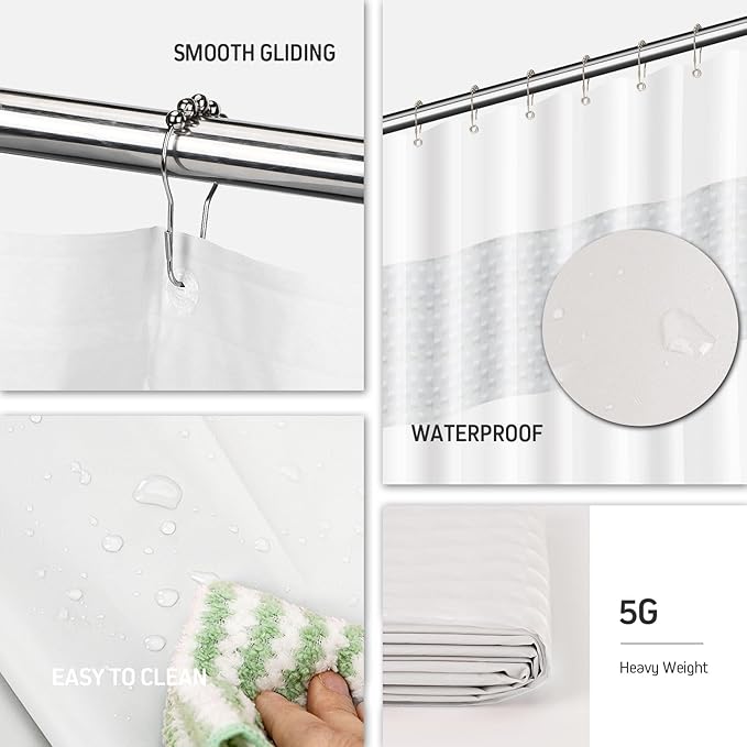 Bathroom Accessories Set,White Bathroom Set,22 Pieces Bathroom Accessory Set with Shower Curtain,Trash Can for Bathroom Accessories Décor and Home Gifts