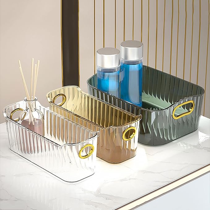 Desktop Light Luxury Cosmetic Storage Box Multipurpose Container Boxes For Cosmetics Jewelry Earrings